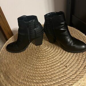 Black booties size 7.5